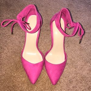 Hot pink heels
